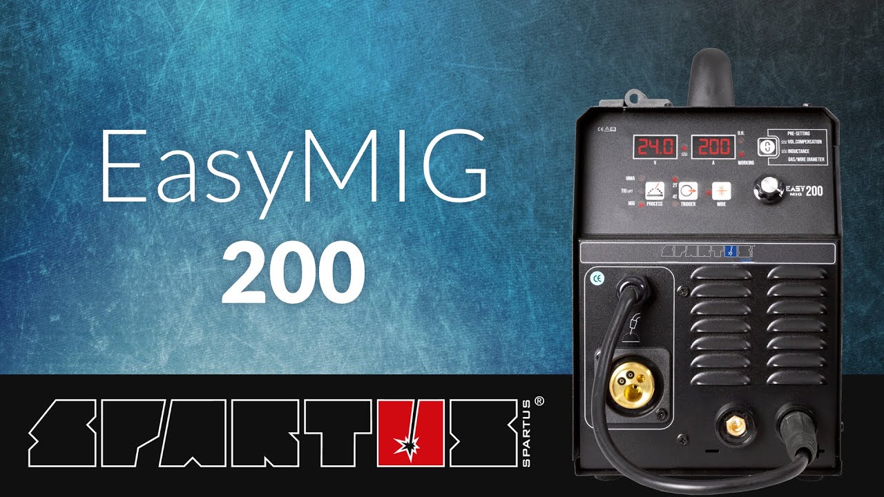 Spawarka Spartus EasyMIG 200 - zestaw
