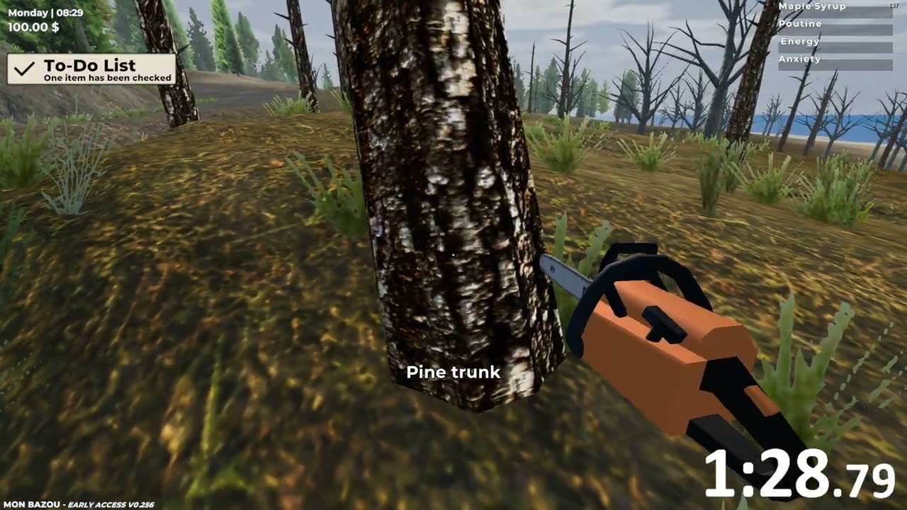 Mon bazou speedrun - to do list (debut) - 3m13s750ms