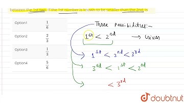 Three numbers are selected at random without replacement from the set of numbers {1, 2, 3, … n}....