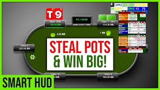 EXPERT Reveals Secret To Increasing Win Rate With Blind Steals (Smart HUD for PokerTracker 4)