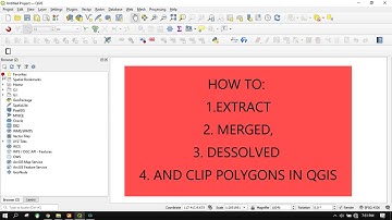 QGIS ACT#3 - HOW TO EXTRACT, MERGE, DESSOLVED AND CLIP POLYGONS IN QGIS | BASIC TUTORIAL