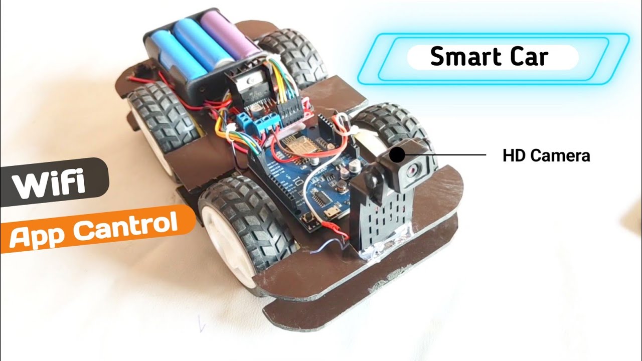 How To Make A DIY Wifi Car Using ESP8266 | Arduino Projects | DIY ...