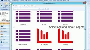 How to Create a Dashboard using Axolon ERP software