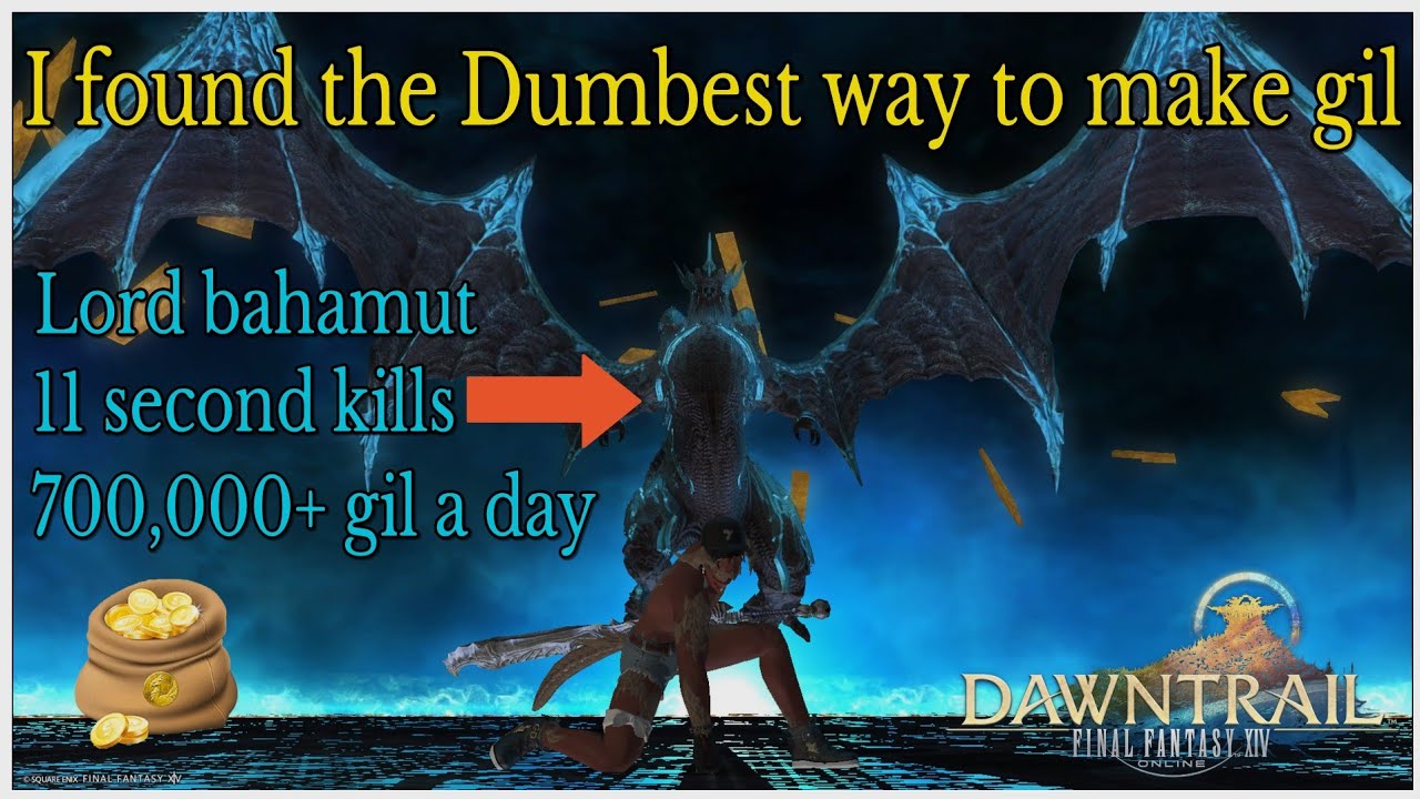 How to make gil from the final coil of bahamut