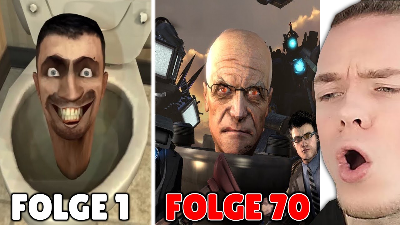 Ich REAGIERE auf ALLE SKIBIDI TOILET Videos! (DAS ENDE)