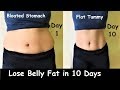 Easy Exercises to Lose Belly Fat in 1 WEEK | Workout for Flat Stomach, Tiny Waist & Bloated Stomach