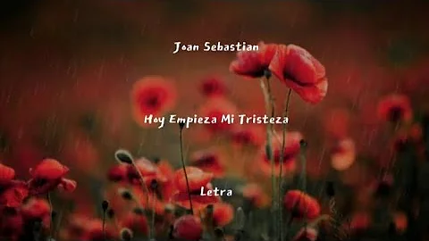 Joan Sebastian • Hoy Empieza Mi Tristeza • Letra