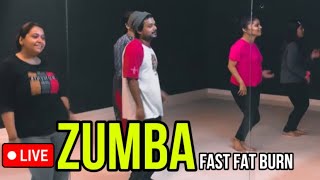 Live zumba/ MORNING WORKOUT/ Fast Fat Burning 🔥