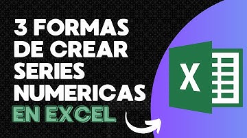 Series numericas en EXCEL