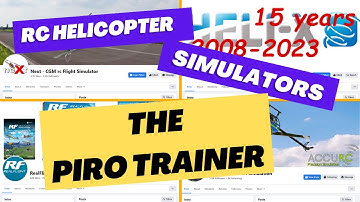 RealFlight, Heli-X, neXt, AccuRC Piro Trainer and Lock Position How To