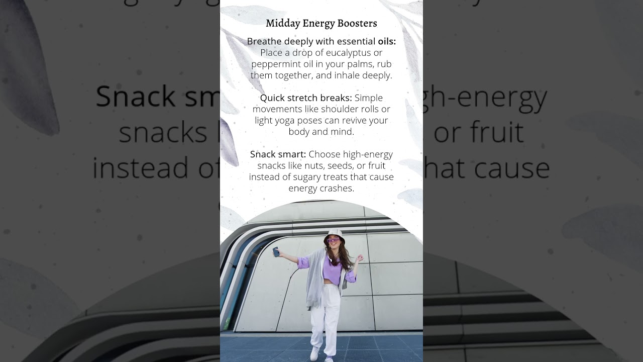 ✨ Midday Energy Boosters to Keep You Going! ✨