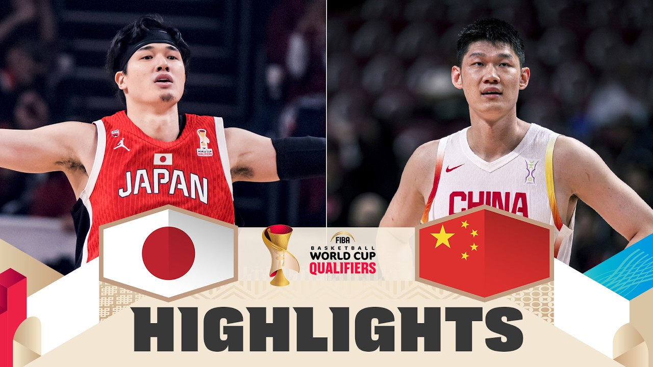 Japan 🇯🇵 v China 🇨🇳 | Highlights | FIBA Basketball World Cup 2027 Asian Qualifiers
