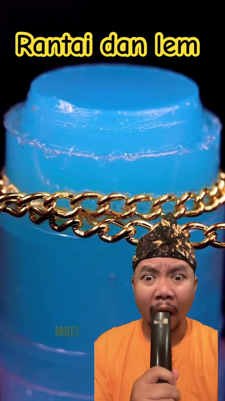 RANTAI DAN LEM KERTAS!!!?? #satisfying #gluestick #oddlysatisfying #diy #experiment