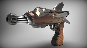 Retro Gun Panel Line Creation (Plasticity)