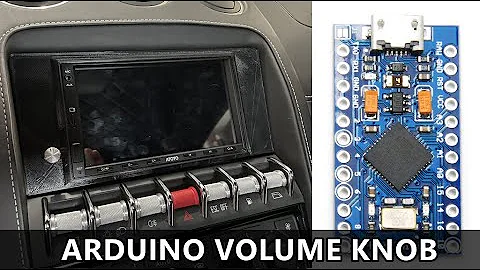 Volume Knob for Aftermarket Head Units using a Rotary Encoder and Arduino