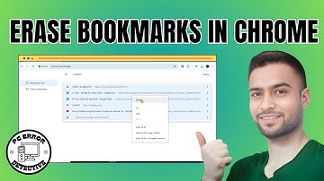 How to Erase Bookmarks in Google Chrome