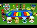 Lots Of Paw Patrol Surprise Mashems Mighty Pups Super Paws PJ Masks Toys Toy Piano Keyboard For Kids 