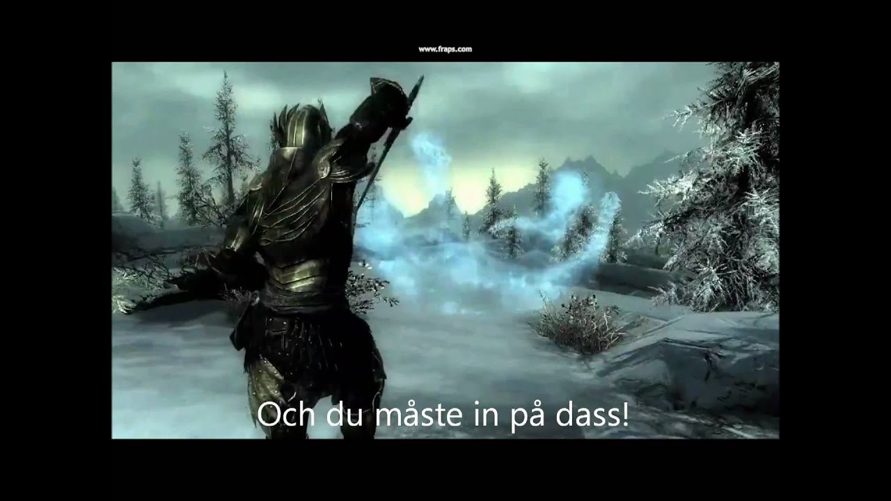 Skyrim-trailern tolkad