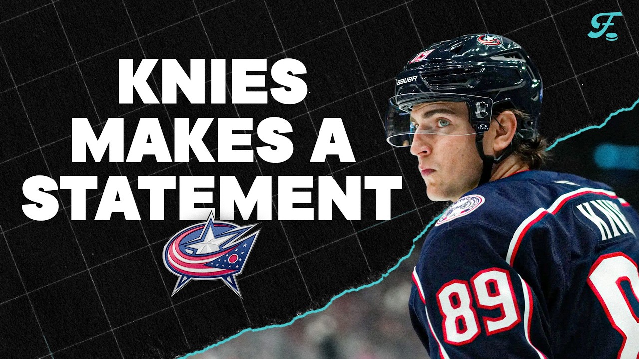 Matthew Knies arrives in Columbus ready to make a statement about Toronto