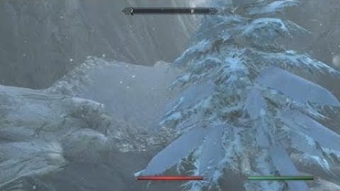 I found a hidden area out of bounds in Skyrim!