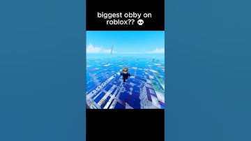 just found the BIGGEST obby on Roblox 😭