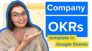 OKR template in Google Sheets [Track Objectives & Key Results automatically]