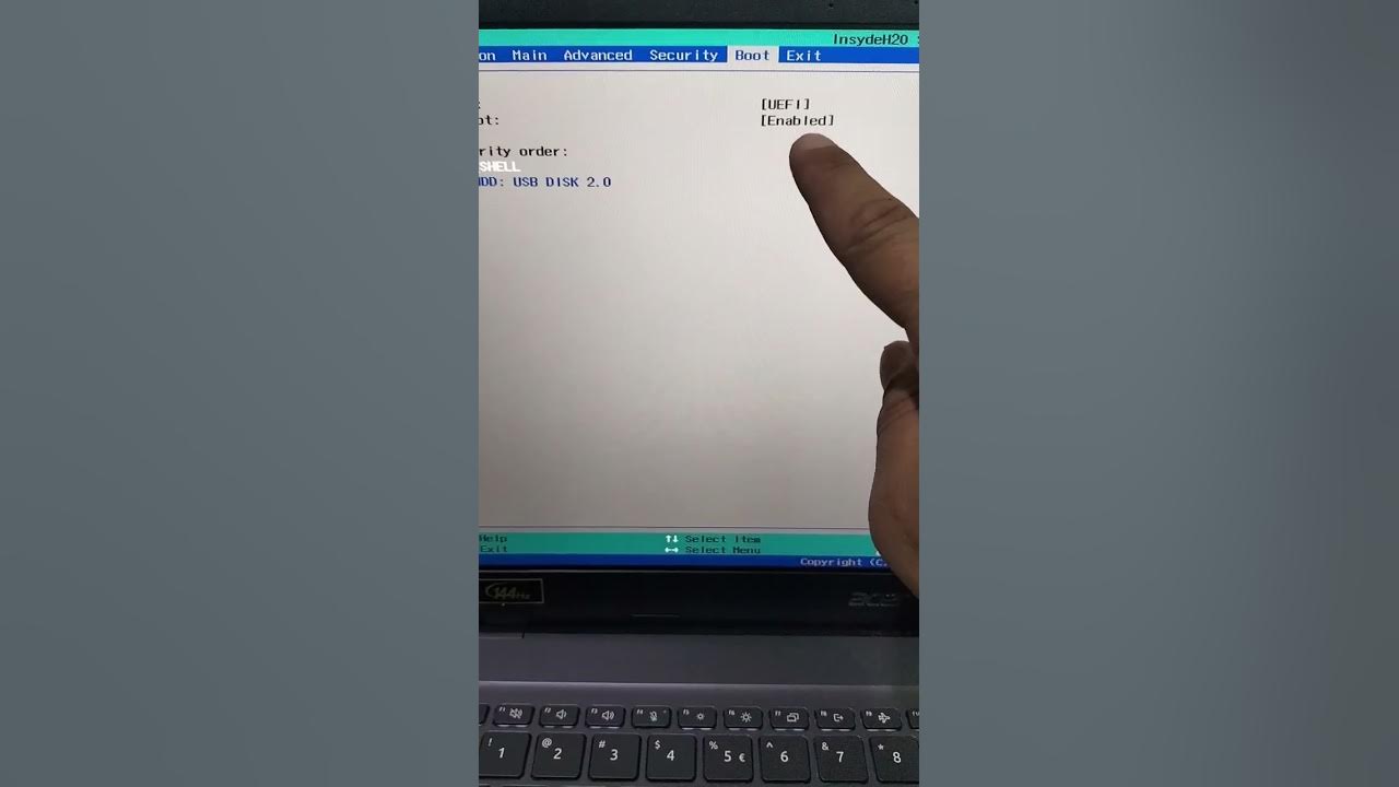 how-to-disable-secure-boot-in-acer-aspire-7-youtube