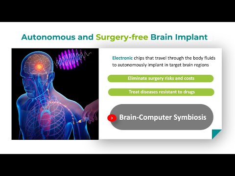 Surgery-Free Brain Implant for Brain-Computer Symbiosis