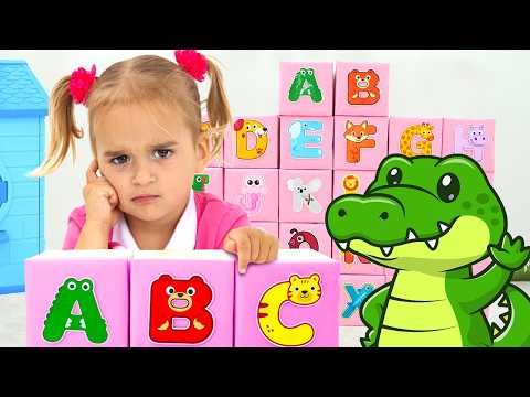Alice Learns the Alphabet with Animals - Funny Stories for Kids