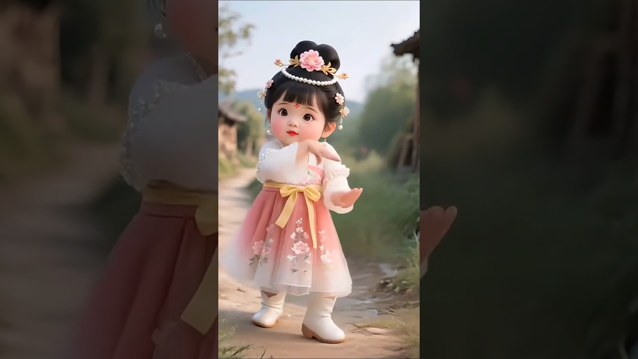 💃🔥Cutest Trending Ai Chinese Baby Girl short 