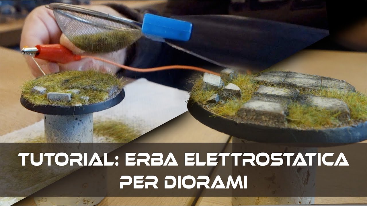 Tutorial Erba Elettrostatica per diorami 