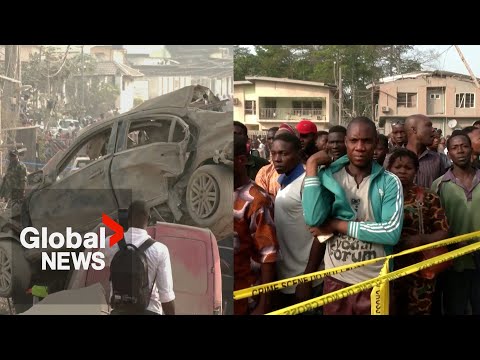 Nigeria blast kills at least 3, injures dozens as buildings collapse