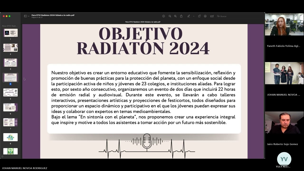 2024 8 29 Semillero Institucional SENA, UJTL y CRD Radiatón 2024