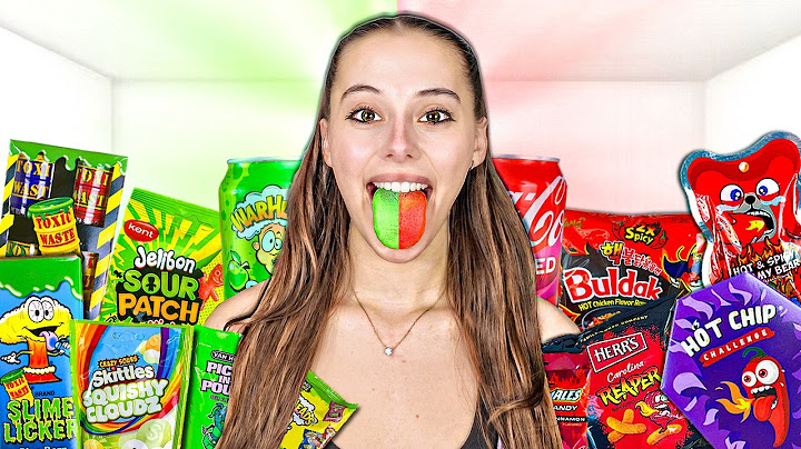 JÍME POUZE NEJKYSELEJŠÍ VS NEJPÁLIVĚJŠÍ JÍDLO... ale naopak