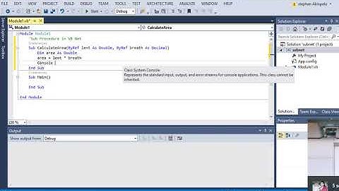 Sub Procedure in VB Net