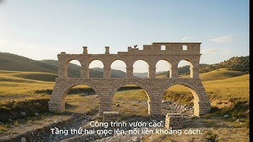 Timelapse: Tái Hiện Kỹ Thuật Xây Cầu Dẫn Nước La Mã (Dưới 1 Phút)
