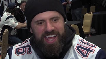 James Develin Super Bowl Interview