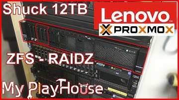 Shuck 3 disks for Lenovo x3650 M5 and Proxmox ZFS - 816