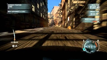 NFS The Run Platinum Medal 1:47.20 (No Wall Ride) "Drive Hard" East Coast Challenge Audi R8 V10