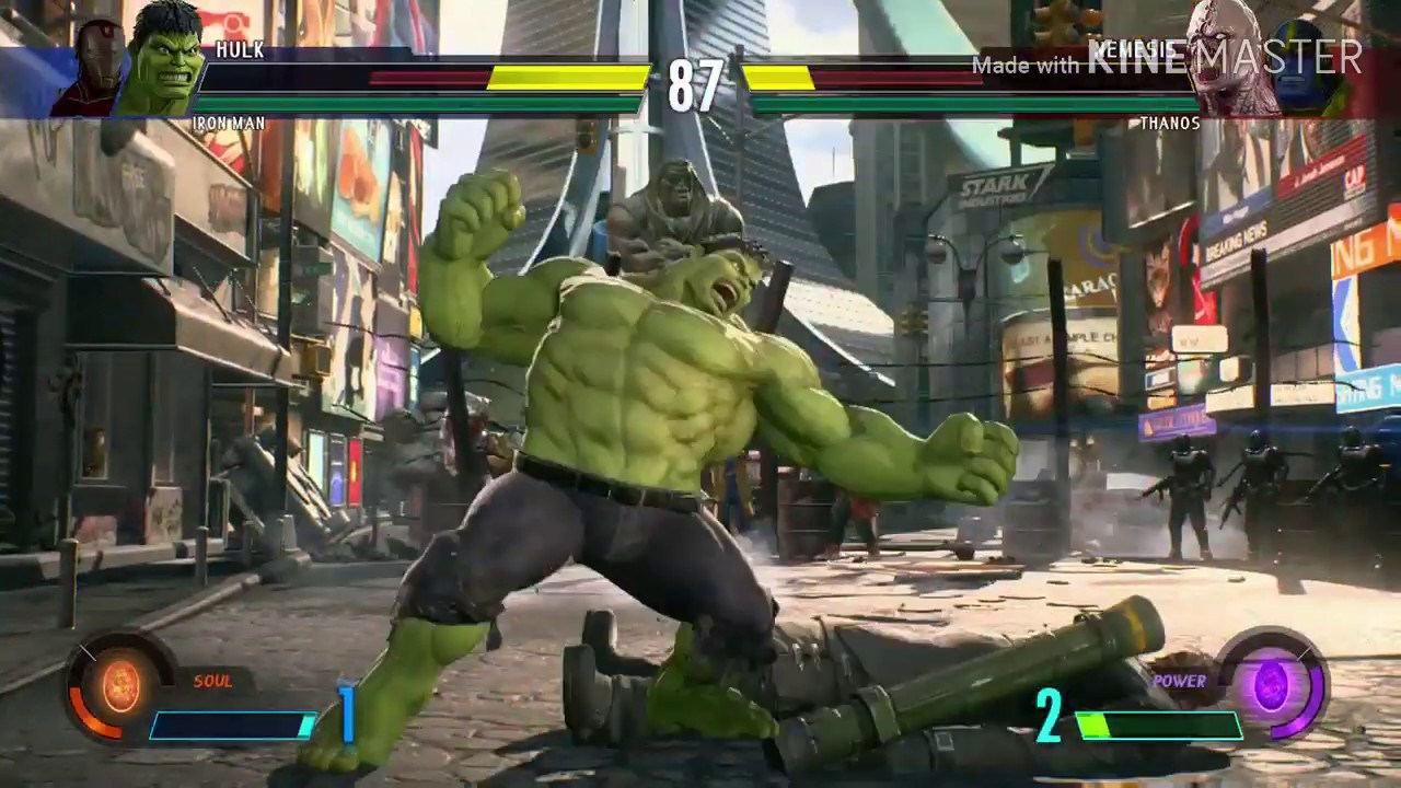 Revanche Hulk Vs Thanos Marvel Vs Capcom