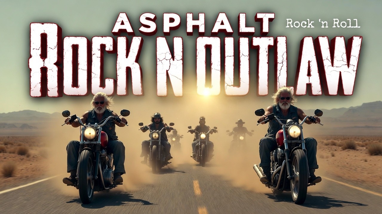 Asphalt Rock n Outlaw 🔥 Highway Rock n Roll Anthems 🇺🇸🎸 Biker Road Trip Music