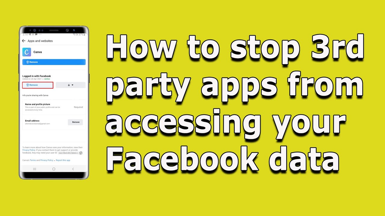 How to stop third party apps from accessing and stealing your Facebook ...