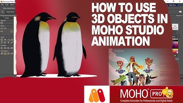 How to use 3d objects in moho studio