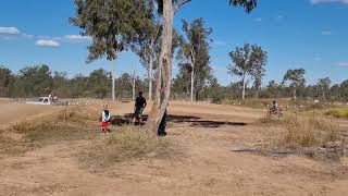 9 year old kid jumping CRF150R