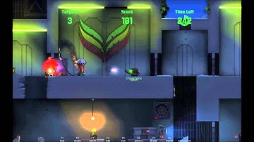 Playing a combat challenge in Cobalt.