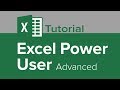 Excel Power User Advanced Tutorial