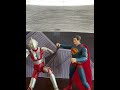 Superman vs Japanese Ultraman #stopmotion #superman2025 #ultraman