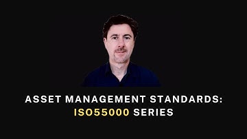 Asset management standards: ISO55000 series