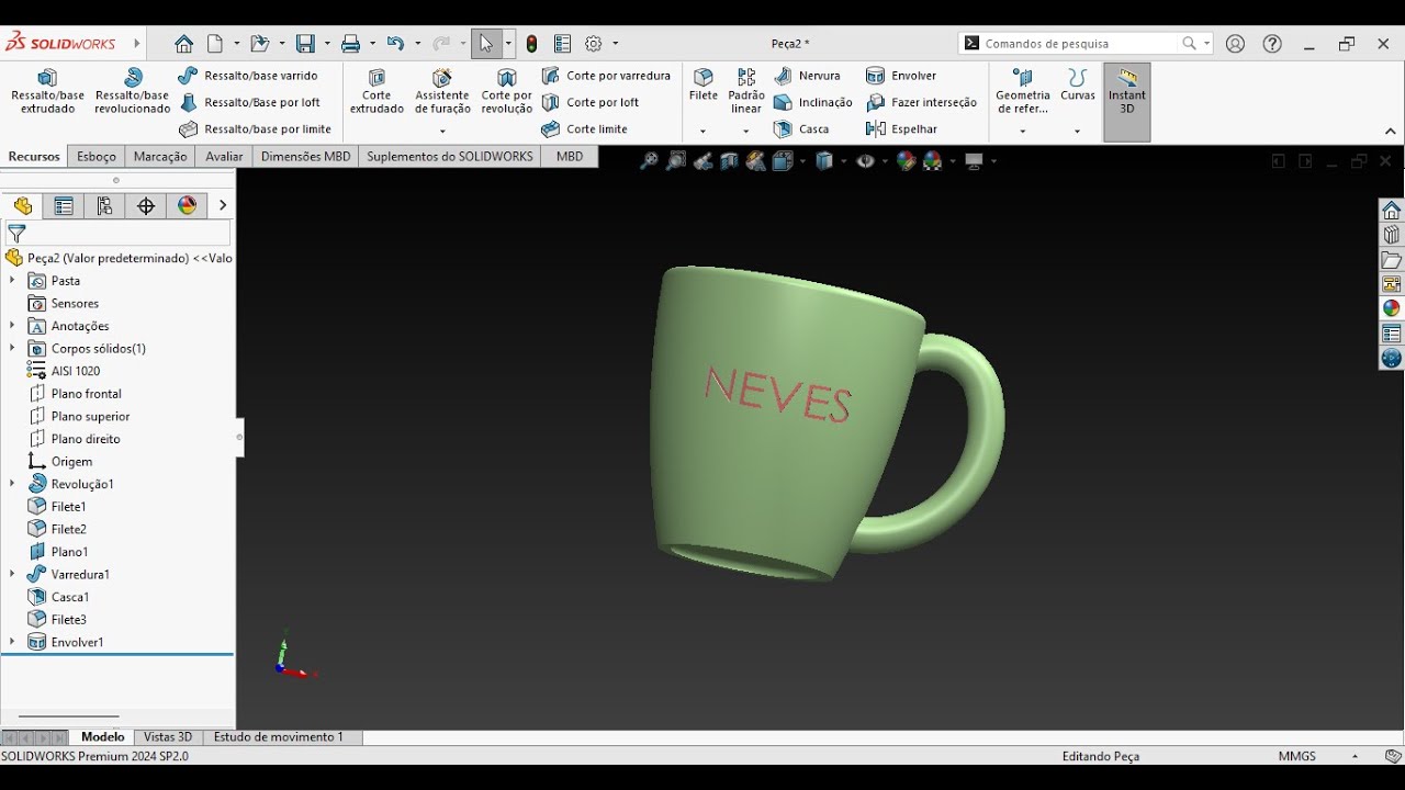 Como fazer uma Caneca no 