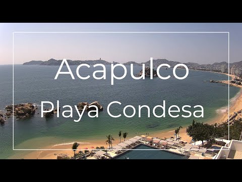 Plage de Condesa, vue sur l’île de Faraglion del Obispo Diffusion en direct